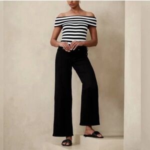 Ribbed Off Shoulder Top